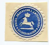 [Ansichtskarte] SIEGELMARKE - Hrzgl. Braunschw.L. Amtsgericht Eschershausen. 