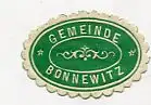 [Ansichtskarte] SIEGELMARKE - Gemeinde Bonnewitz. 