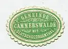[Ansichtskarte] SIEGELMARKE - Gemeinde Cämmerswalde mit Deutschgeorgenthal. 