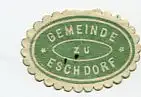 [Ansichtskarte] SIEGELMARKE - Gemeinde zu Eschdorf. 