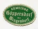 [Ansichtskarte] SIEGELMARKE - Gemeinde Göppersdorf mit Wingendorf. 