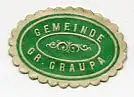 [Ansichtskarte] SIEGELMARKE - Gemeinde Gr. Graupa. 