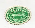 [Ansichtskarte] SIEGELMARKE - Gemeinde Grunau b/Ostritz i/Sachs. 
