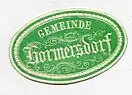 [Ansichtskarte] SIEGELMARKE - Gemeinde Hormersdorf (?). 