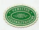 [Ansichtskarte] SIEGELMARKE - Gemeinde Kleinwaltersdprf. 
