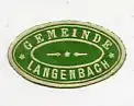 [Ansichtskarte] SIEGELMARKE - Gemeinde Langenbach. 