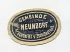 [Ansichtskarte] SIEGELMARKE - Gemeinde Neundorf b./Schönefeld i/Zschopautal. 