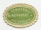 [Ansichtskarte] SIEGELMARKE - Gemeinde Neundorf Bez. Dresden. 