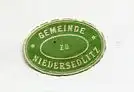 [Ansichtskarte] SIEGELMARKE - Gemeinde zu Niedersedlitz. 