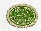 [Ansichtskarte] SIEGELMARKE - Gemeinde Oberweigsdorf. 