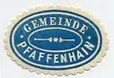 [Ansichtskarte] SIEGELMARKE - Gemeinde Pfaffenhain. 
