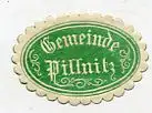 [Ansichtskarte] SIEGELMARKE - Gemeinde Pillnitz. 
