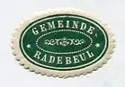 [Ansichtskarte] SIEGELMARKE - Gemeinde Radebeul. 