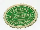 [Ansichtskarte] SIEGELMARKE - Gemeinde Reichenberg Amtsh. Dresden-N. 