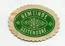 [Ansichtskarte] SIEGELMARKE - Gemeinde Seitendorf. 