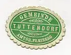 [Ansichtskarte] SIEGELMARKE - Gemeinde Tuttendorf Amtsh. Freiberg. 