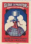 [Ansichtskarte] REKLAMEMARKE - Globe-Separator Berlin-Friedenau. 