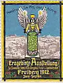 [Ansichtskarte] REKLAMEMARKE - Erzgebirgs Ausstellung Freiberg 1912. 