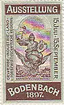 [Ansichtskarte] REKLAMEMARKE - Ausstellung Bodenbach 1897. 