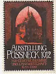 [Ansichtskarte] REKLAMEMARKE - Ausstellung Pössneck 1912. 