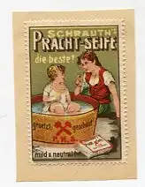 [Ansichtskarte] REKLAMEMARKE - Schrauth's Pracht-Seife. 