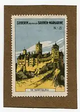 [Ansichtskarte] REKLAMEMARKE - Siegerin allerfeinste Sahnen-Magarine - Die Wartburg. 