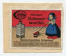 [Ansichtskarte] REKLAMEMARKE - Cirine-Werke Böhme& Lorenz Chemnitz - Cirine Bohnerwachs. 