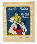 [Ansichtskarte] REKLAMEMARKE - Koch's Nudeln Fritz Koch Mettmann. 