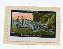 [Ansichtskarte] REKLAMEMARKE - Militär-Serie Deutschland Im Biwak. 