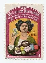 [Ansichtskarte] REKLAMEMARKE - Ney's pilierte Toilettenseifen. 