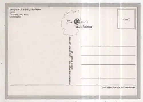 [Ansichtskarte] GERMANY - Freiberg. 