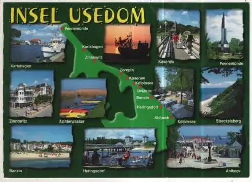 [Ansichtskarte] GERMANY - Insel Usedom. 