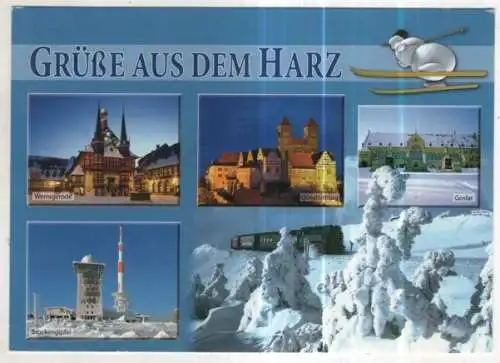 [Ansichtskarte] GERMANY - Grüße aus dem Harz. 