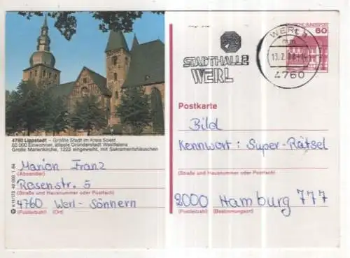 [Ansichtskarte] GERMANY - Lippstadt. 