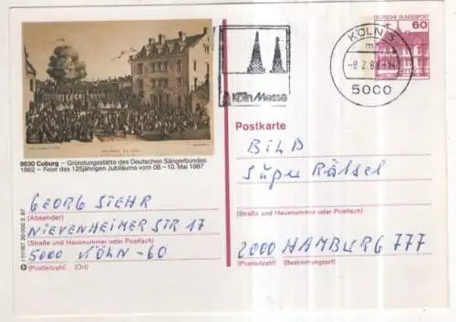 [Ansichtskarte] GERMANY - Coburg. 