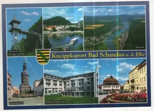 [Ansichtskarte] GERMANY - Bad Schandau an der Elbe. 