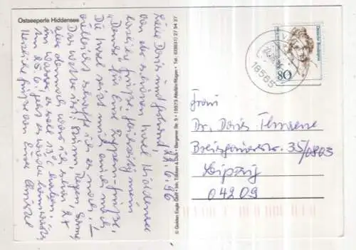 [Ansichtskarte] GERMANY - Insel Hiddensee. 