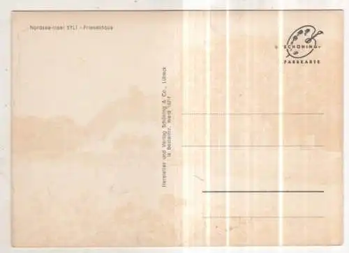 [Ansichtskarte] GERMANY - Insel Sylt - Friesenhaus. 