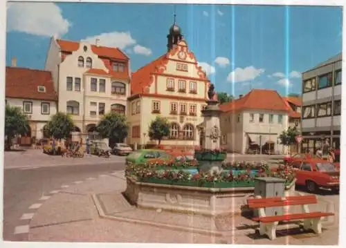 [Ansichtskarte] GERMANY - Rodach b. Coburg - Markt mit Rathaus. 