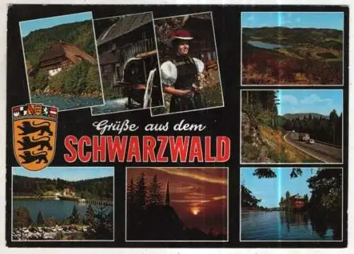 [Ansichtskarte] GERMANY - Grüße aus dem Schwarzwald. 