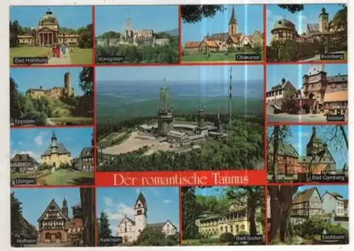 [Ansichtskarte] GERMANY - Der romantische Taunus. 
