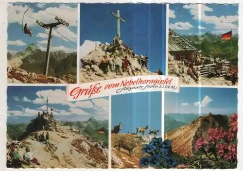 [Ansichtskarte] GERMANY - Grüße vom Nebelhorn. 