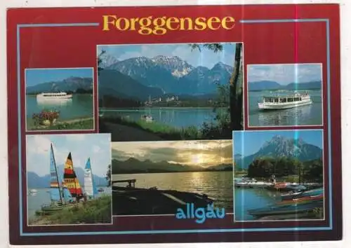 [Ansichtskarte] GERMANY - Der Forggensee. 