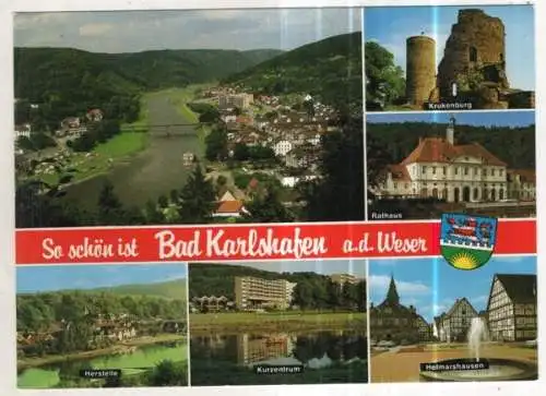 [Ansichtskarte] GERMANY - Bad Karlshafen a. d. Weser. 