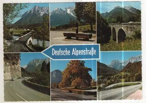 [Ansichtskarte] GERMANY - Deutsche Alpenstraße. 