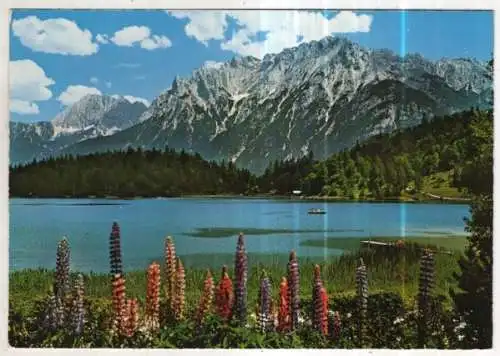 [Ansichtskarte] GERMANY - Mittenwald - Am Lautersee. 