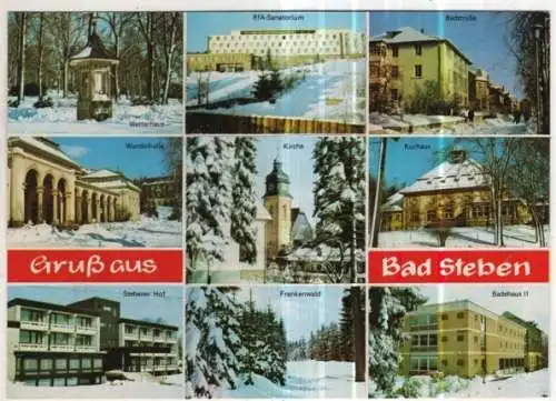 [Ansichtskarte] GERMANY - Gruß aus Bad Steben. 