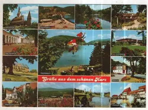 [Ansichtskarte] GERMANY - Grüße aus dem schönen Harz. 