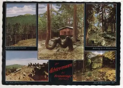 [Ansichtskarte] GERMANY - Der Achtermann bei Braunlage / Oberharz. 
