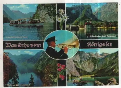 [Ansichtskarte] GERMANY - Das Echo vom Königssee. 